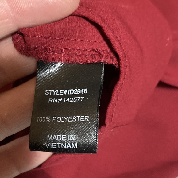 Iris burgundy dress - Picture 4 of 4